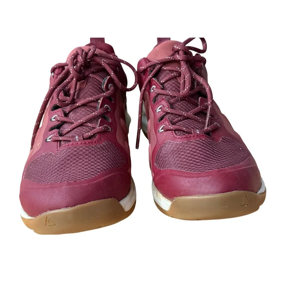 KEEN Women's Size 9 Explore Waterproof Sneakers 1021664 Tawny Port Red - Picture 5 of 10